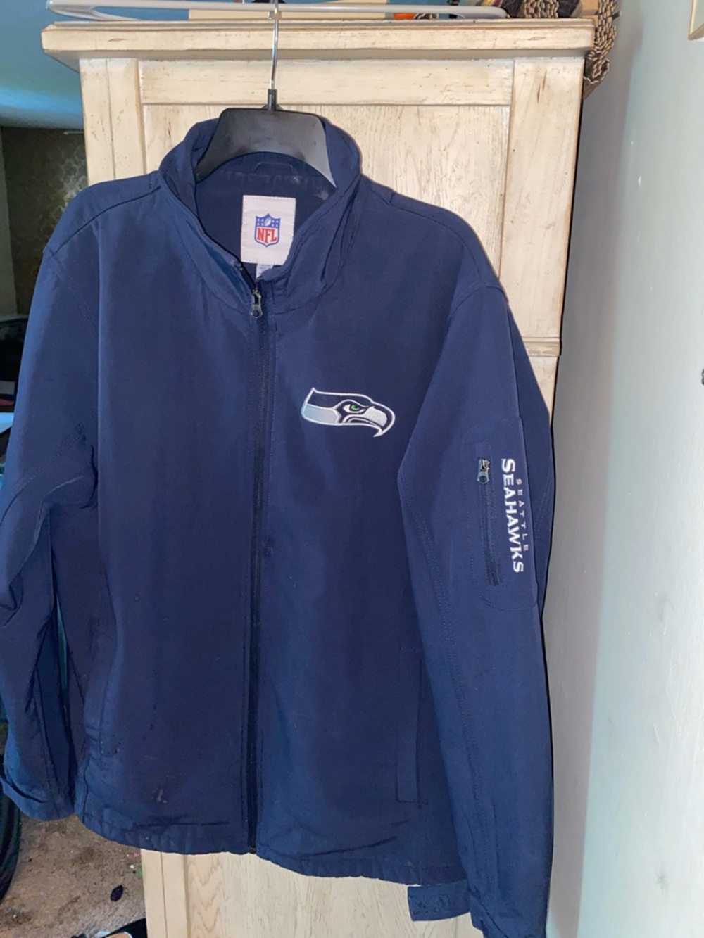 Seattle Seahawks Jacket, size X-Large Good Condition